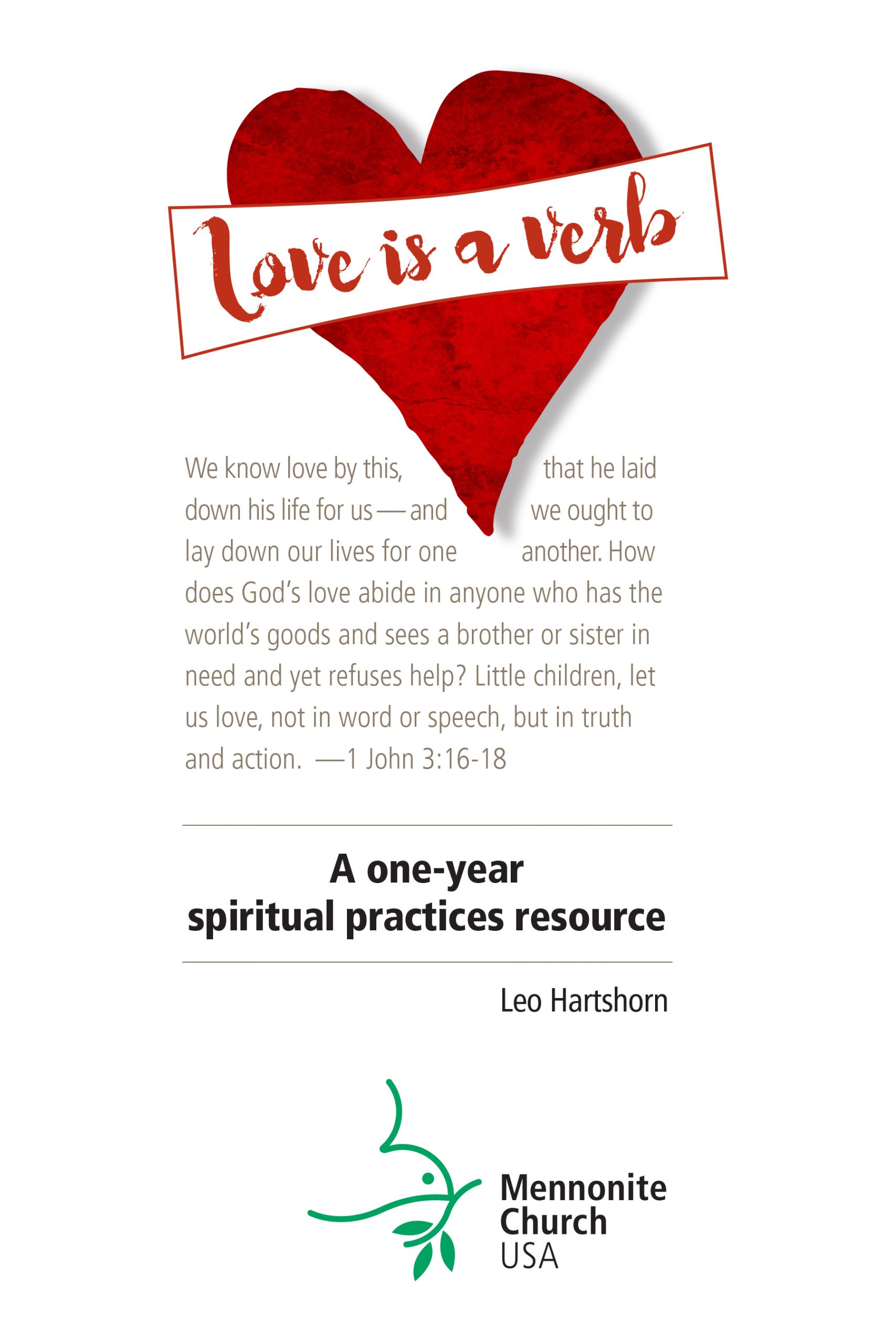 Cover of the Love is a Verb Spiritual Practices Resource